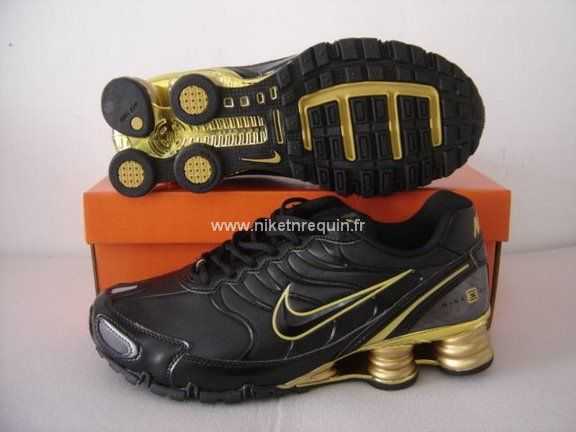 Noir Et Jaune Nike Shox Tn